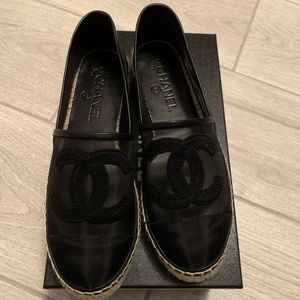 Chanel mesh espadrilles